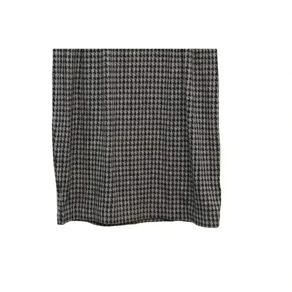 NWT Banana Republic Dress Size XS Houndstooth Fit & Flare Stretch Pleated - Picture 4 of 14
